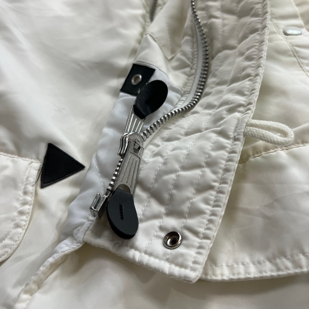 Japanese Military Fur Lined Zip Puffer Flight Jacket - Picture 9 of 16